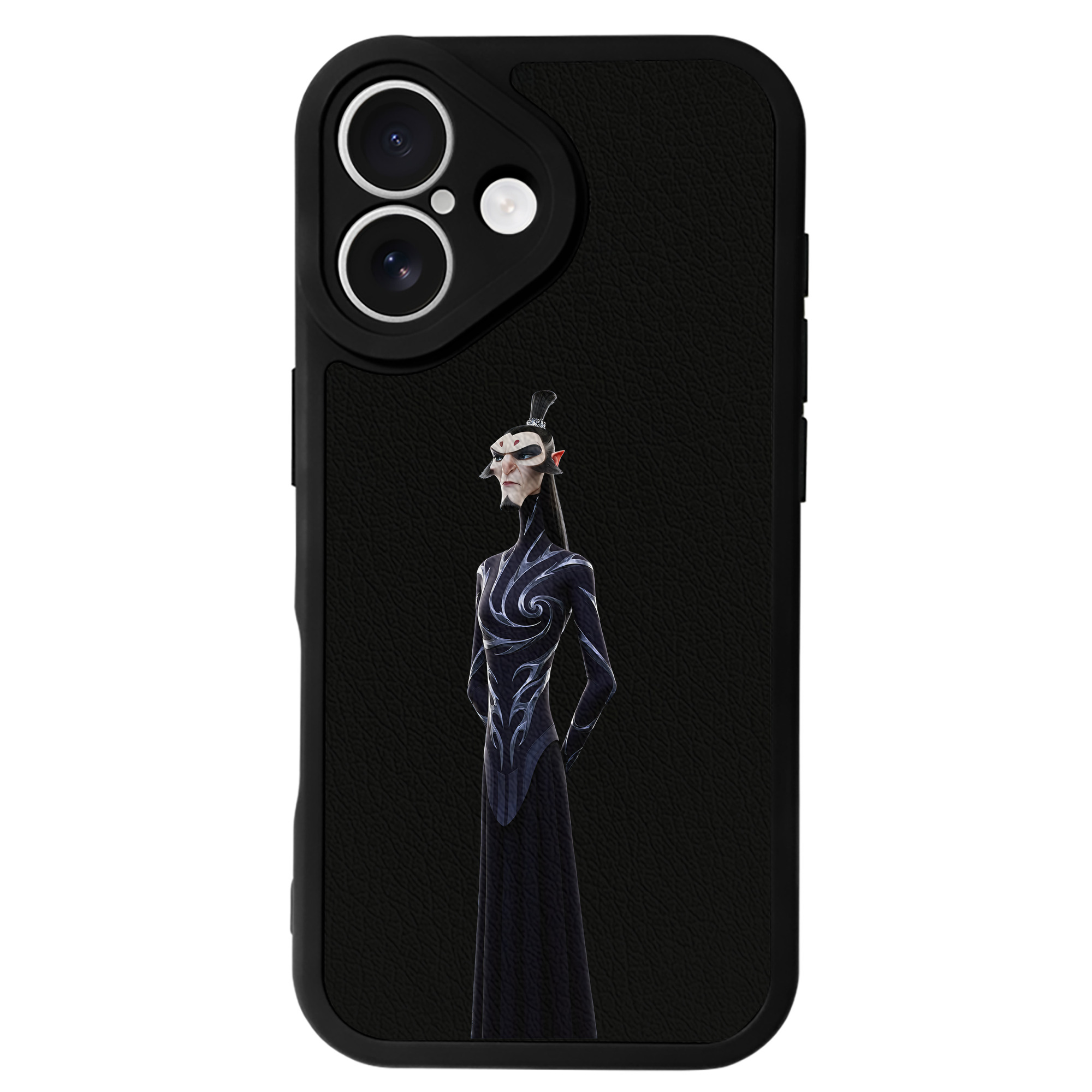 （画像用） Ne Zha 2 ナタ 魔童の大暴れ 【iPhone 16シリーズ対応】シリコンスマホケース（レザー調） 材質：シリコン